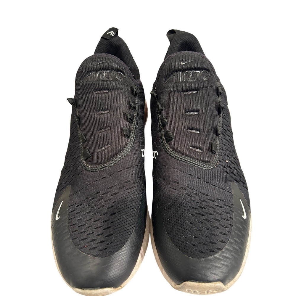 Nike Air Max 270 Mens Size 9.5 Black Low Top Sneakers